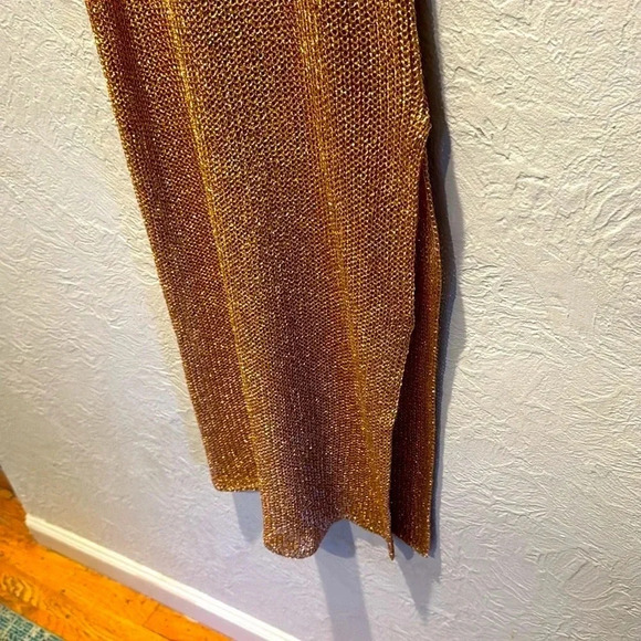 Lovers and Friends Fiona Rose Gold Maxi Dress size M - Picture 3 of 10